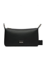 HUGO Torebka 50557850 Czarny. Czarne listonoszki Hugo, bez wzorów, ze skóry, bez dodatków. Za 699.99 zł.