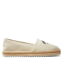 Espadryle Tommy Jeans. Brązowe espadryle Tommy Jeans, bez wzorów, z jeansu, bez obcasa, bez zapięcia. Za 189.99 zł.
