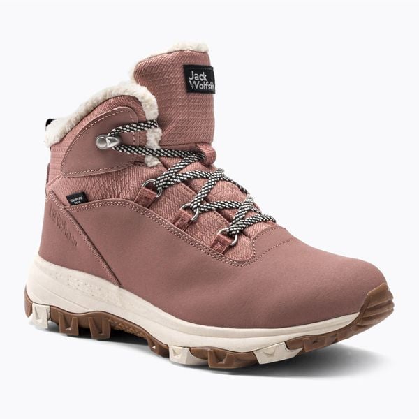 Buty trekkingowe damskie Jack Wolfskin Everquest Texapore Mid. Czerwone trekkingi Jack Wolfskin, trekkingowe. Za 519.99 zł.