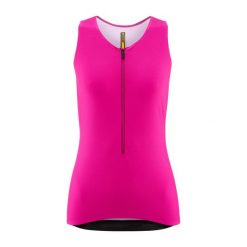 Damski tank top Mavic Aksium. Czerwone topy MAVIC, l, bez wzorów, bez kołnierzyka, bez ramiączek. Za 402.50 zł.