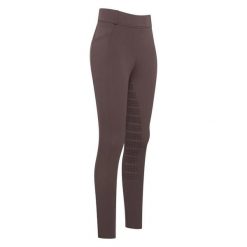 Damskie legginsy jeździeckie z pełną przyczepnością Imperial Riding Tamara. Brązowe legginsy IMPERIAL RIDING, z aplikacjami, z tkaniny. Za 425.15 zł.