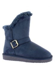 ISLAND BOOT Botki zimowe "Coral" w kolorze niebieskim rozmiar: 39. Niebieskie botki Island Boot, na zimę, bez wzorów, z materiału, bez obcasa, bez zapięcia. Za 130.99 zł.