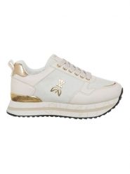 Patrizia Pepe Sneakersy w kolorze kremowym rozmiar: 38. Brązowe trampki Patrizia Pepe, bez wzorów, bez zapięcia. Za 369.82 zł.