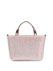 Guess Torebka 181093 Różowy. Czerwone torebki klasyczne Guess, z aplikacjami, z materiału, bez dodatków. Za 589.99 zł.