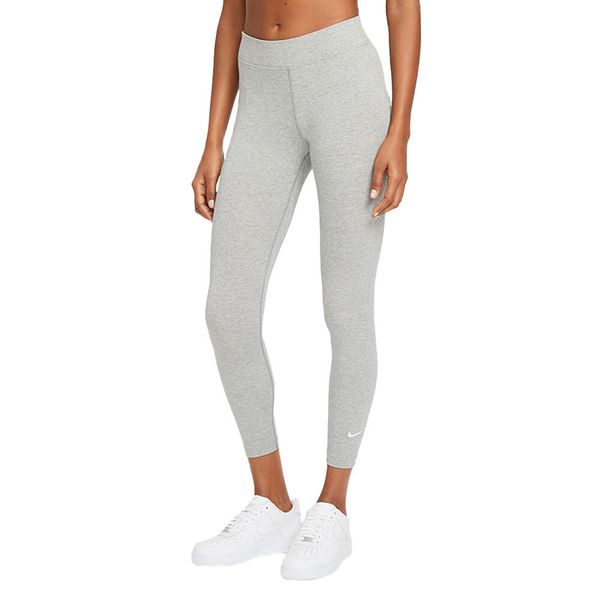 Damskie Legginsy Essentials 7/8. Szare legginsy Nike, bez wzorów. Za 173.99 zł.