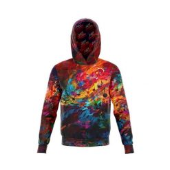Bluza kangurka sportowa z kapturem unisex wygodna ART MUSIC ABSTRAKT. Bluzy JUST HERO, l, bez wzorów, z dzianiny, z kapturem. Za 179.00 zł.