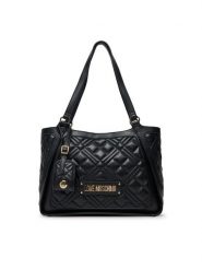 LOVE MOSCHINO Torebka JC4206PP0MLA0000 Czarny. Czarne torebki klasyczne Love Moschino, bez wzorów, ze skóry, bez dodatków. Za 449.99 zł.