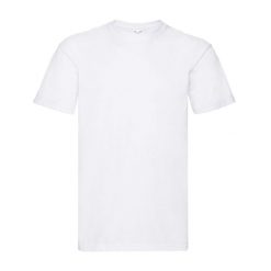 Koszulka Unisex Dla Dorosłych Super Premium. Niebieskie bluzki FRUIT OF THE LOOM, l, bez wzorów, sportowe, bez kołnierzyka, bez ramiączek. Za 41.99 zł.