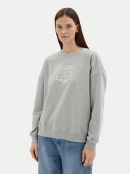 Tommy Hilfiger Bluza WW0WW44633 Szary Regular Fit. Szare bluzy TOMMY HILFIGER, xl, bez wzorów, z bawełny, bez kaptura. Za 309.99 zł.