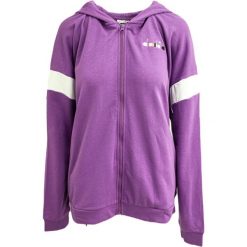 Bluza z kapturem Diadora Fz Spotlight, Kobiety. Fioletowe bluzy Diadora, xs, bez wzorów, z bawełny, z kapturem. Za 79.99 zł.