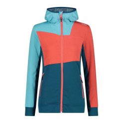 Bluza damska z kapturem CMP. Niebieskie bluzy CMP, l, bez wzorów, z tkaniny, z kapturem. Za 265.95 zł.