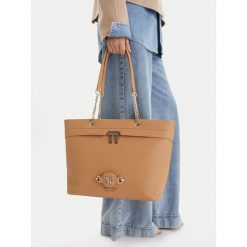 Torebka Nine West. Brązowe shopper Nine West, bez wzorów, bez dodatków. Za 155.99 zł.