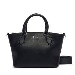 Torebka Armani Exchange. Czarne torebki klasyczne Armani Exchange, bez wzorów, bez dodatków. Za 654.99 zł.