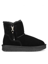 Lasocki Śniegowce WFA2975-1Z Czarny. Czarne botki Lasocki, ze skóry. Za 189.99 zł.