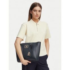 Torebka U.S. Polo Assn. Niebieskie shopper U.S. Polo Assn., bez wzorów, bez dodatków. Za 144.99 zł.