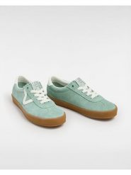 Vans Skórzane sneakersy w kolorze miętowym rozmiar: 38. Niebieskie trampki Vans, bez wzorów, bez zapięcia. Za 195.45 zł.