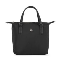 Torebka Tommy Hilfiger. Czarne torebki klasyczne TOMMY HILFIGER, bez wzorów, bez dodatków. Za 309.99 zł.