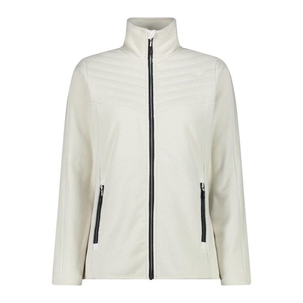 Bluza damska turystyczna CMP 34H2846. Białe bluzy CMP, xl, bez wzorów, z polaru, bez kaptura. Za 283.50 zł.