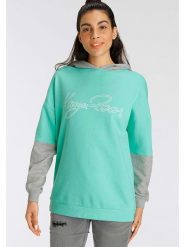 Kangaroos Bluza w kolorze miętowo-szarym rozmiar: 36/38. Szare bluzy KangaROOS, bez wzorów, z kapturem. Za 79.96 zł.