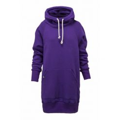 Bluza sportowa z kapturem damska DEEP TRIP Luzak. Fioletowe bluzy DEEP TRIP, l, bez wzorów, z kapturem. Za 369.00 zł.