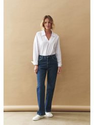 TATUUM Dżinsy - Regular fit - w kolorze granatowym rozmiar: 42. Niebieskie jeansy Tatuum, z aplikacjami, z podwyższonym stanem. Za 234.95 zł.