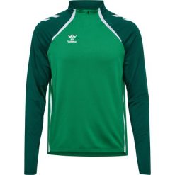 Treningowy top Hummel Lead 2.0. Zielone swetry Hummel, na zimę, bez wzorów, z tkaniny, bez ramiączek. Za 209.00 zł.