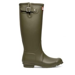 Kalosze Hunter. Brązowe kalosze Hunter, bez wzorów. Za 279.99 zł.
