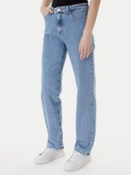 Tommy Jeans Jeansy Kira DW0DW22426 Niebieski Straight Fit. Niebieskie jeansy Tommy Jeans, bez wzorów. Za 409.99 zł.