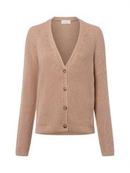 Fynch-Hatton Kardigan damski Kobiety Bawełna brązowy jednolity, L. Brązowe kardigany Fynch-Hatton, l, bez wzorów, z bawełny. Za 449.95 zł.