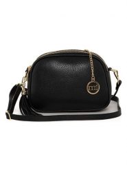 Mia Tomazzi Skórzana torebka "Gradisca" w kolorze czarnym - 22,5 x 16 x 7 cm rozmiar: onesize. Czarne torby na ramię Mia Tomazzi, bez wzorów, z materiału, na ramię, bez dodatków. Za 218.57 zł.