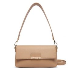 Torebka Valentino. Brązowe listonoszki Valentino, bez wzorów, bez dodatków. Za 549.99 zł.