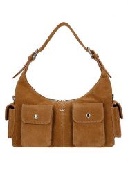 Wojas Skórzana torebka w kolorze jasnobrązowym - 32 x 20 x 11 cm rozmiar: onesize. Brązowe torby na ramię Wojas, bez wzorów, z materiału, na ramię, bez dodatków. Za 309.95 zł.