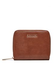 Puccini Mały Portfel Damski BLP838B Brązowy. Brązowe portfele Puccini, bez wzorów, ze skóry. Za 69.99 zł.