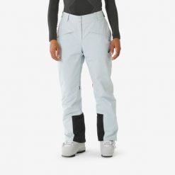 Spodnie narciarskie i snowboardowe damskie Quechua 500. Niebieskie spodnie narciarskie WED'ZE, m, bez wzorów, z materiału, narciarskie. Za 299.99 zł.