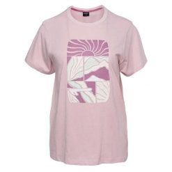 T-shirt Damski Gladys. Czerwone t-shirty Hi-tec, bez wzorów, bez kołnierzyka, bez ramiączek. Za 71.99 zł.