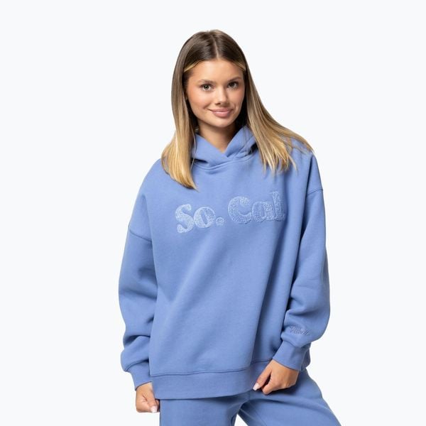 Bluza damska Pitbull So Cal Hooded. Niebieskie bluzy PITBULL, l, bez wzorów, z bawełny, bez kaptura. Za 189.99 zł.