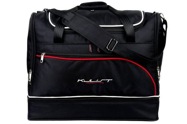 Torba sportowa KJUST SP12GS (60L). Czarne torby na ramię KJUST, bez wzorów, z materiału, sportowe, na ramię, bez dodatków. Za 260.00 zł.