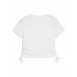Młodzieżowa koszulka Essentials Animal Logo Infill z węzłem PUMA White. Biała bluzki Puma, l, bez wzorów, młodzieżowe, bez kołnierzyka, bez ramiączek. Za 109.00 zł.