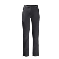Spodnie softshell damskie Jack Wolfskin Geigelstein. Czarne spodnie narciarskie Jack Wolfskin, xs, bez wzorów, z softshellu, trekkingowe. W wyprzedaży za 360.30 zł.