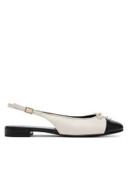 Tory Burch Sandały 166592 Beżowy. Brązowe sandały Tory Burch, bez wzorów, ze skóry, bez obcasa, na płaskiej podeszwie, bez zapięcia. Za 1,499.00 zł.