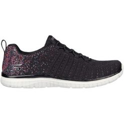 Adidasy Skechers Virtue, Kobiety. Czarne obuwie sportowe Skechers, bez zapięcia. Za 390.00 zł.