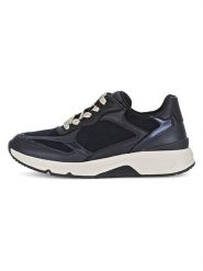 Gabor Skórzane sneakersy w kolorze granotowo-czarnym rozmiar: 42. Niebieskie trampki Gabor, bez wzorów, bez zapięcia. Za 319.95 zł.