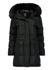 Canadian Peak Płaszcz zimowy "Dalida" w kolorze czarnym rozmiar: L. Czarne płaszcze Canadian Peak, na zimę, l, bez wzorów, z puchu, bez kaptura. Za 294.97 zł.