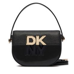 Torebka DKNY. Czarne torebki klasyczne DKNY, bez wzorów, bez dodatków. Za 629.99 zł.