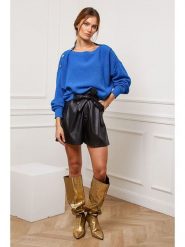 Joséfine Sweter "Burny" w kolorze niebieskim rozmiar: L. Niebieskie swetry Joséfine, l, bez wzorów, z kaszmiru, bez ramiączek. Za 187.99 zł.