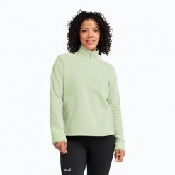 Bluza polarowa damska Jack Wolfskin Taunus 100 Full Zip. Zielone bluzy Jack Wolfskin, xs, bez wzorów, z materiału, bez kaptura. Za 219.99 zł.