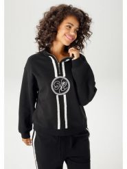 Aniston Bluza w kolorze czarnym rozmiar: 38. Czarne bluzy Aniston, bez wzorów, bez kaptura. Za 117.73 zł.