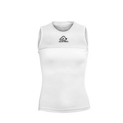 Damski tank top Acerbis Vicky. Białe topy ACERBIS, bez wzorów, bez kołnierzyka, bez ramiączek. Za 135.00 zł.