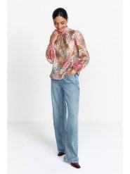 Rich & Royal Bluzka ze wzorem rozmiar: 38. Bluzki Rich & Royal, bez wzorów, bez kołnierzyka, bez ramiączek. Za 296.35 zł.