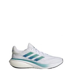 Buty Supernova 3 Running. Białe obuwie sportowe Adidas, z materiału, bez zapięcia, do biegania. Za 463.75 zł.